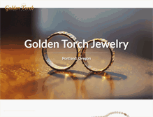 Tablet Screenshot of goldentorchjewelry.com